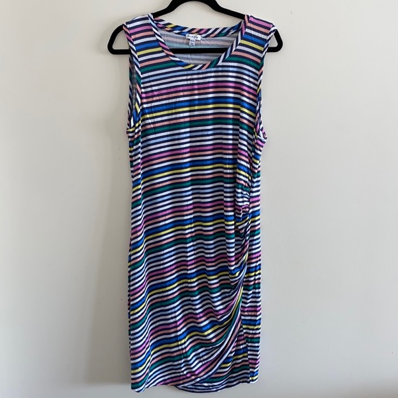 Love fire summer-sleeveless stretchy knit dress size xxl/TTG - Picture 1 of 7